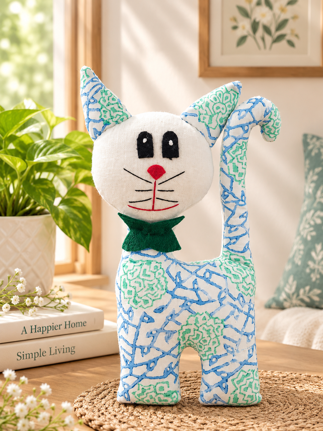 Cat- Hand Crafted Animal Toy